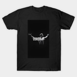 Arnold Schwarzenegger Motivational Poster T-Shirt